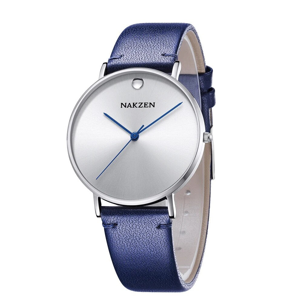 NAKZEN 2020 New Men's Watches Top Brand Luxury Quartz Watch Men Leather Waterproof Cool Watch Man Clocks Relogio Masculino 4105