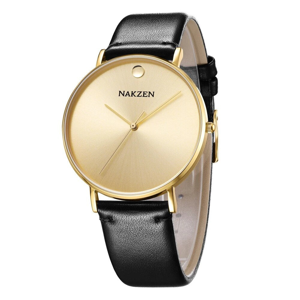 NAKZEN 2020 New Men's Watches Top Brand Luxury Quartz Watch Men Leather Waterproof Cool Watch Man Clocks Relogio Masculino 4105