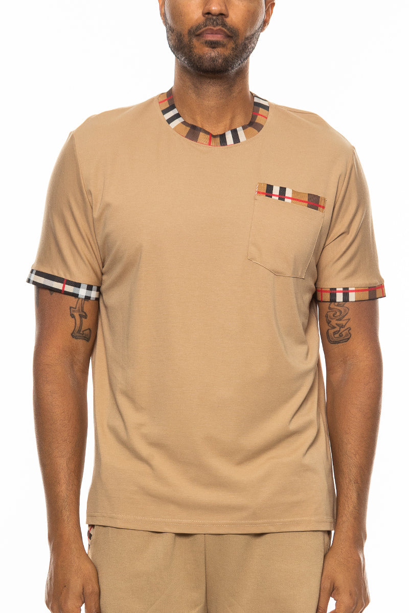 Checkered Detail TShirt-3