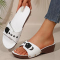 Women's Sandals Fashion Heeled Sandals for Summer Shoes Women Slippers Summer Footwear Female Wedegs Heels Sandalias De Mujer