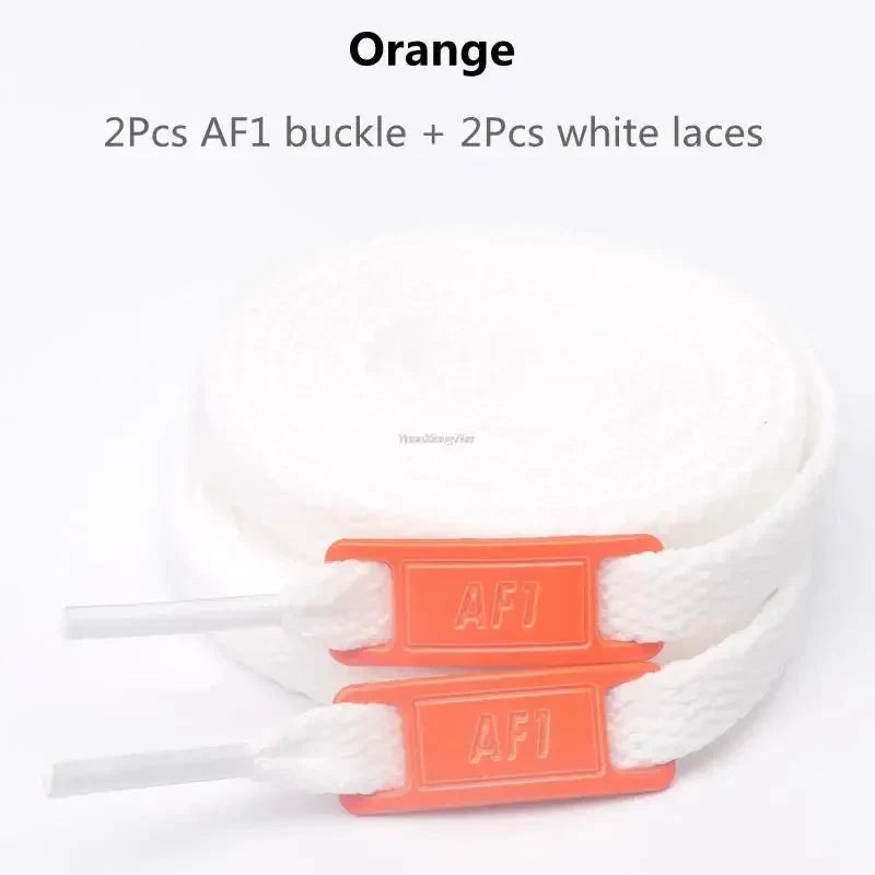 Original AF1 Shoelaces Combination White Flats Laces and Shoe Decoration Suit Sneaker Shoelace Air Force One Shoes Accessories-17