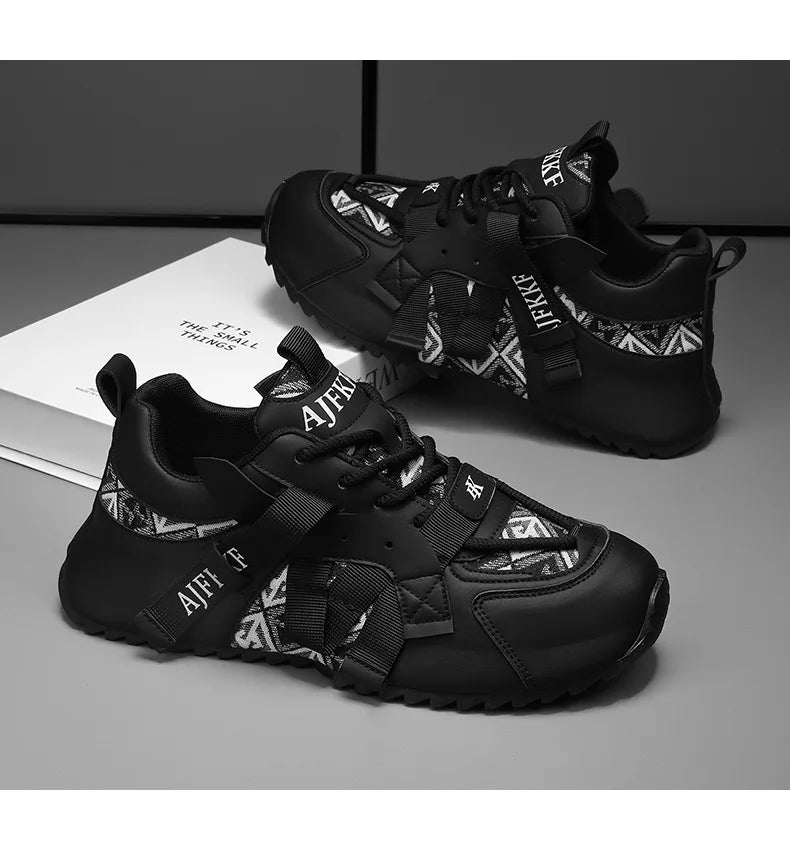 Men Comfortable Wear-resistant Sneakers Fashion Increased Breathable Sport Shoes Original Men Gump Shoes Four Seansons Versatile