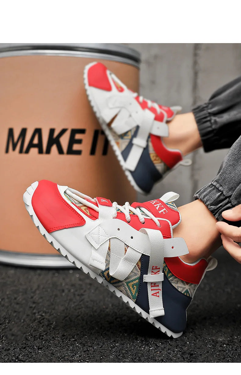 Men Comfortable Wear-resistant Sneakers Fashion Increased Breathable Sport Shoes Original Men Gump Shoes Four Seansons Versatile