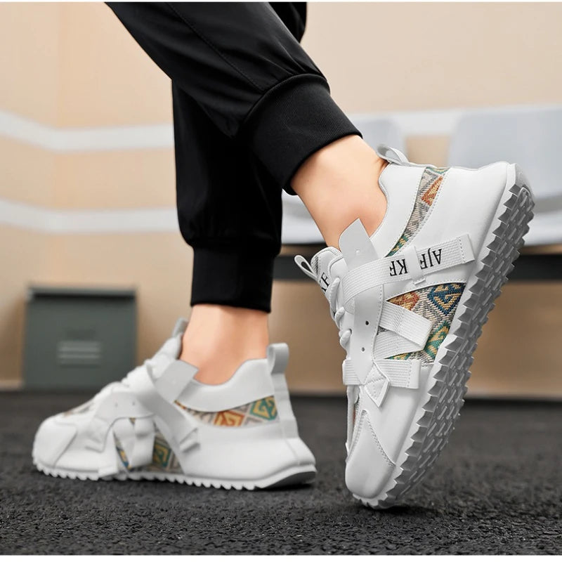 Men Comfortable Wear-resistant Sneakers Fashion Increased Breathable Sport Shoes Original Men Gump Shoes Four Seansons Versatile