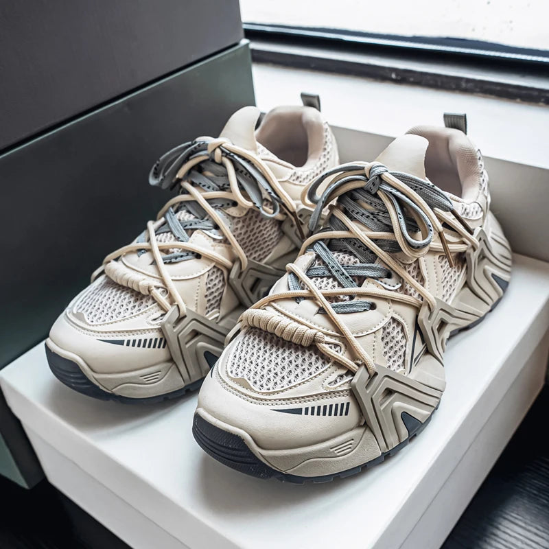 Men's Casual Running Shoes, Male Tennis Sneakers, Luxury Trainer, Race Breathable Shoes, Fashion Loafers