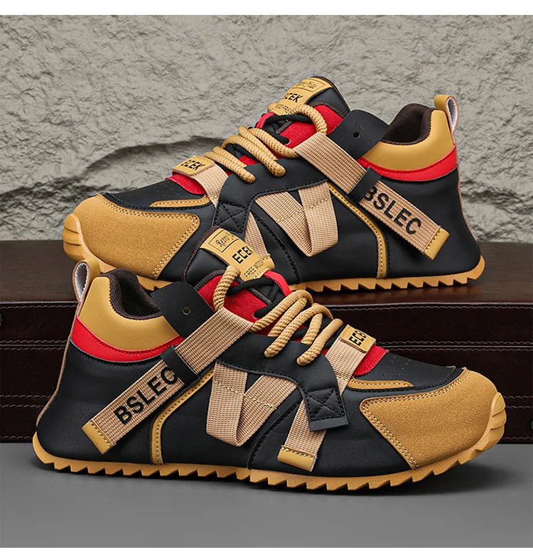 Thick Sole Four Seasons Sports Shoes Man 2026 Trend Spring Hot Sale Men's Casual Fashion Comfortable Outdoor Running Sneakers 44