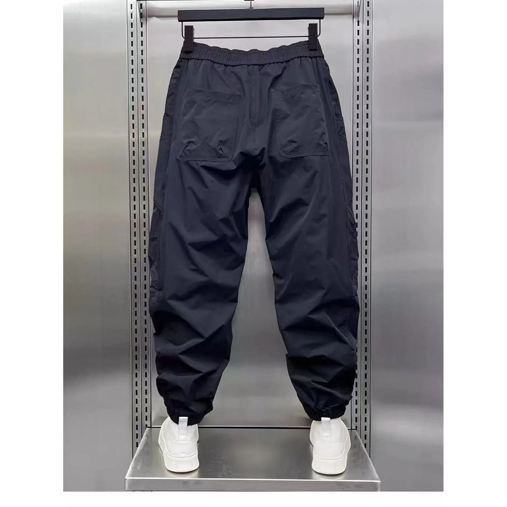 2025 New Jogging Pants Man Autumn Green Black Loose Casual Pants S-3XL American Style Hight Street Trousers Men Clothing