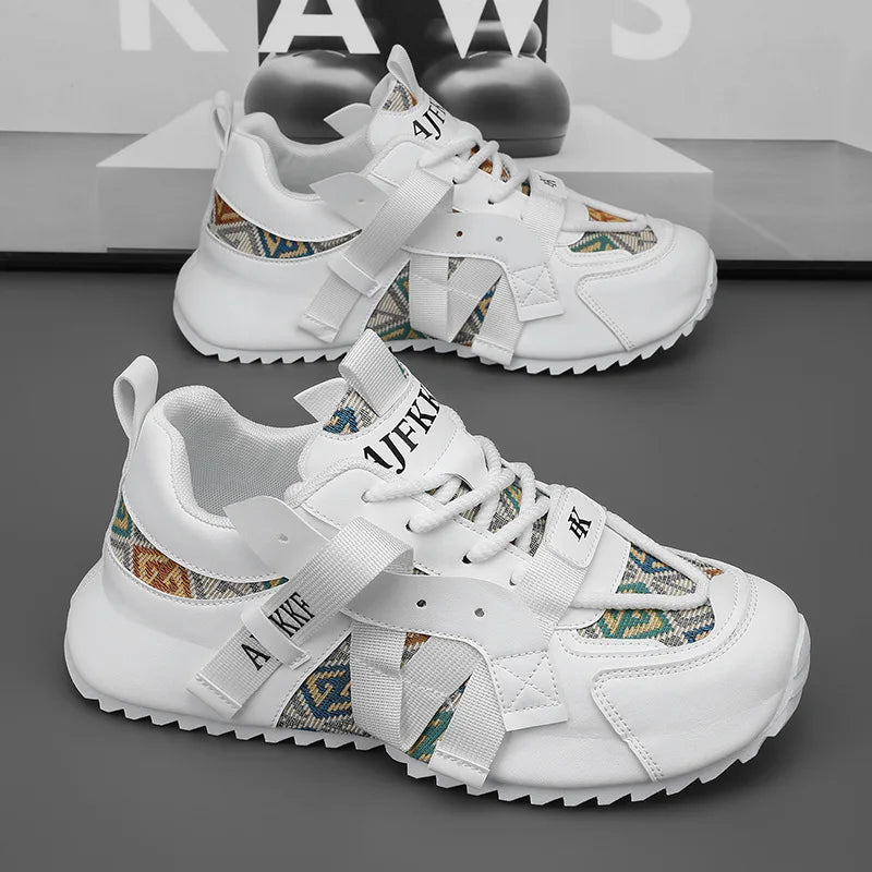 Men Comfortable Wear-resistant Sneakers Fashion Increased Breathable Sport Shoes Original Men Gump Shoes Four Seansons Versatile