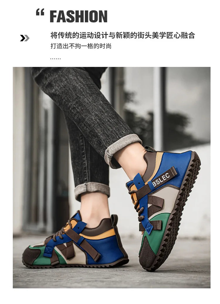 Thick Sole Four Seasons Sports Shoes Man 2026 Trend Spring Hot Sale Men's Casual Fashion Comfortable Outdoor Running Sneakers 44