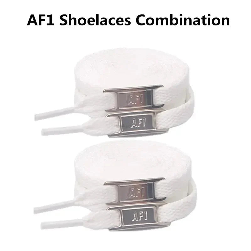 Original AF1 Shoelaces Combination White Flats Laces and Shoe Decoration Suit Sneaker Shoelace Air Force One Shoes Accessories-1