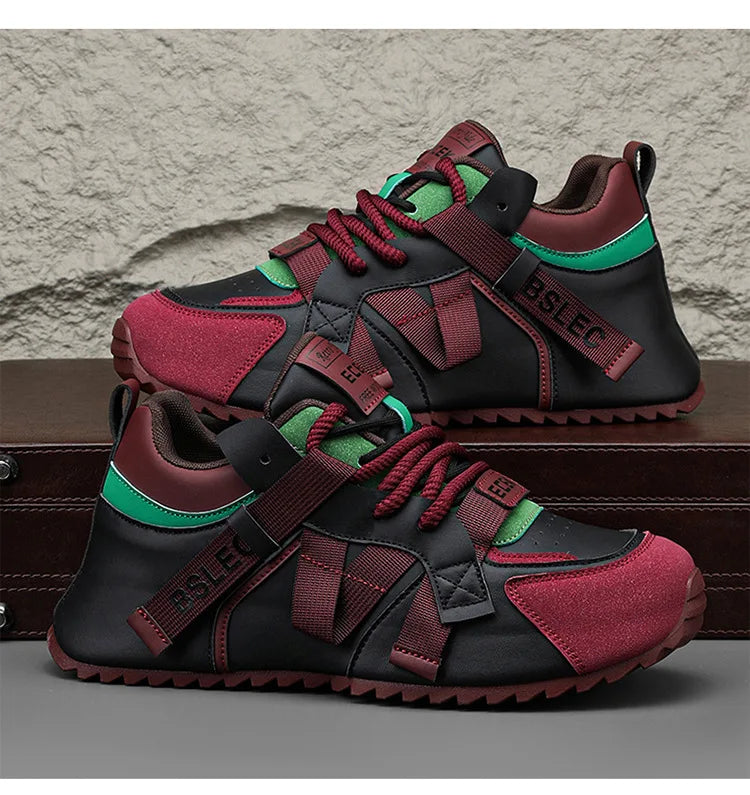 Thick Sole Four Seasons Sports Shoes Man 2026 Trend Spring Hot Sale Men's Casual Fashion Comfortable Outdoor Running Sneakers 44