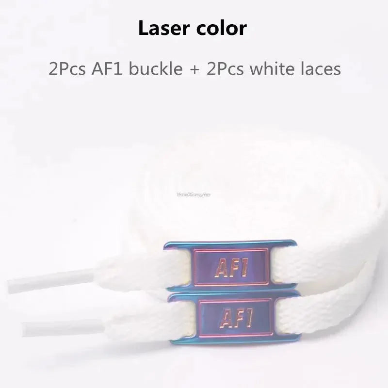 Original AF1 Shoelaces Combination White Flats Laces and Shoe Decoration Suit Sneaker Shoelace Air Force One Shoes Accessories-15