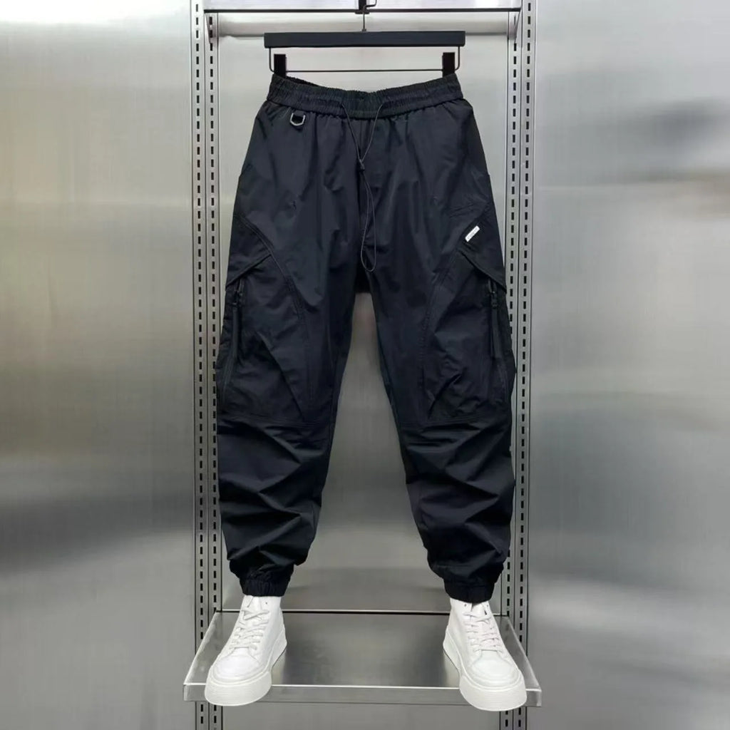 2025 New Jogging Pants Man Autumn Green Black Loose Casual Pants S-3XL American Style Hight Street Trousers Men Clothing