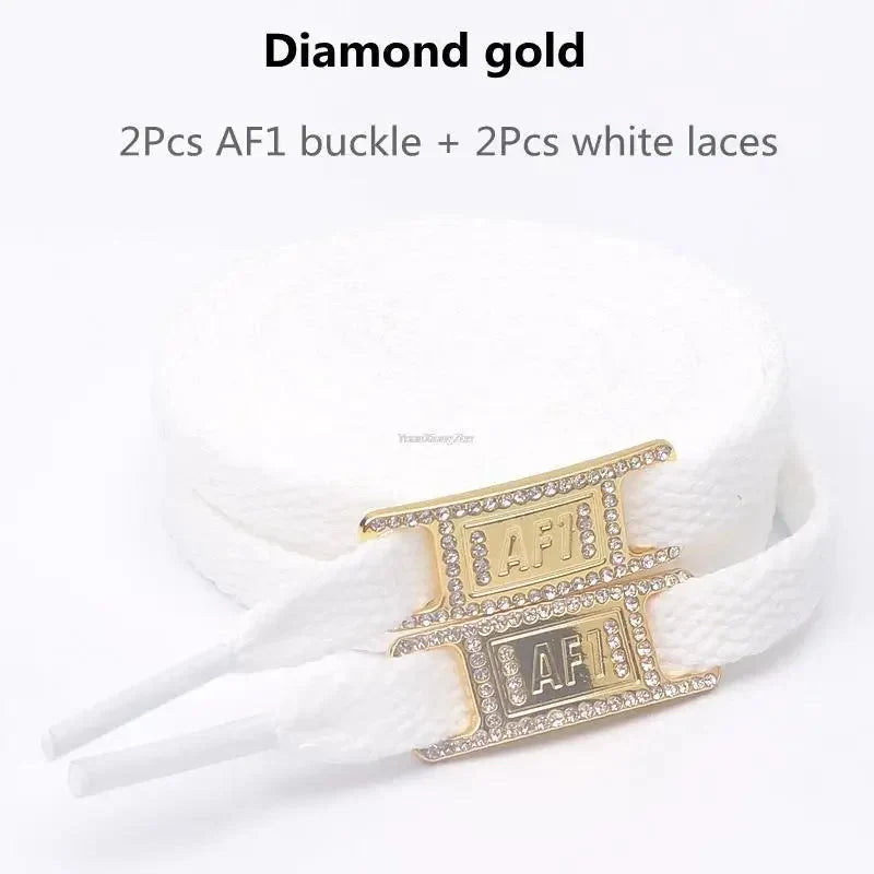 Original AF1 Shoelaces Combination White Flats Laces and Shoe Decoration Suit Sneaker Shoelace Air Force One Shoes Accessories-22