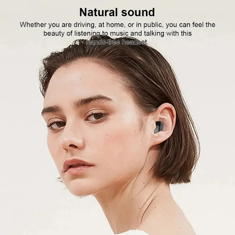 X6 Single-Side Headset Mini Bluetooth Sports Invisible Headset Car Single-Ear In-Ear 5.0 Small Headset