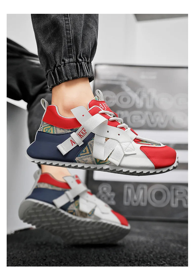 Men Comfortable Wear-resistant Sneakers Fashion Increased Breathable Sport Shoes Original Men Gump Shoes Four Seansons Versatile