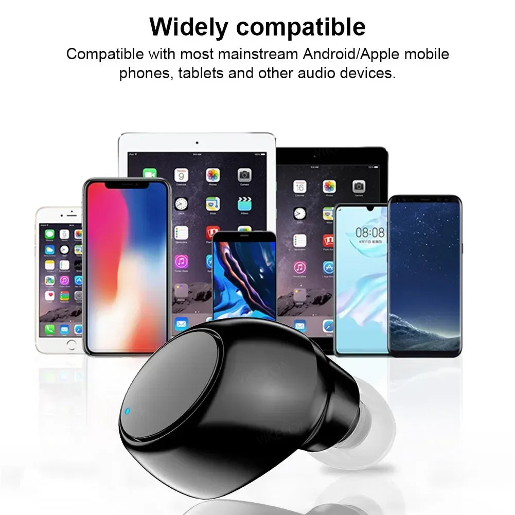 X6 Single-Side Headset Mini Bluetooth Sports Invisible Headset Car Single-Ear In-Ear 5.0 Small Headset