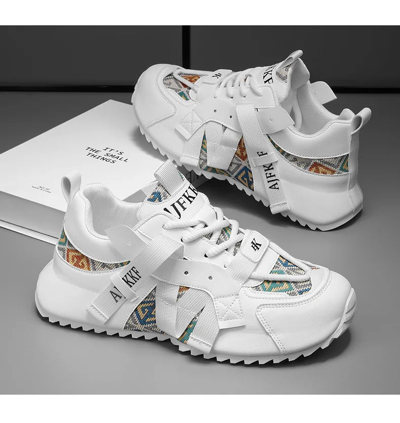 Men Comfortable Wear-resistant Sneakers Fashion Increased Breathable Sport Shoes Original Men Gump Shoes Four Seansons Versatile