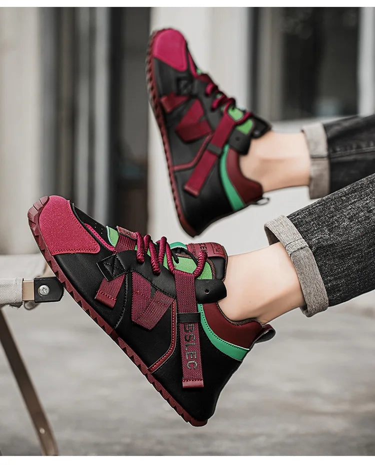 Thick Sole Four Seasons Sports Shoes Man 2026 Trend Spring Hot Sale Men's Casual Fashion Comfortable Outdoor Running Sneakers 44