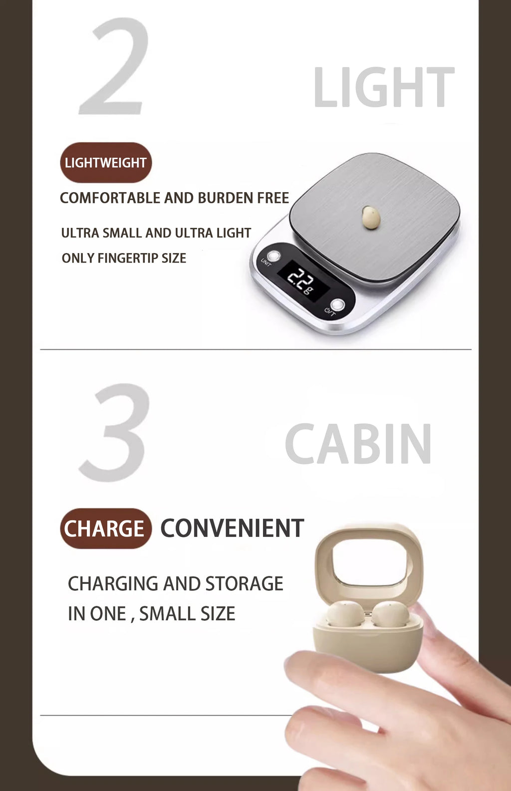 SK Small Headphones Wireless Bluetooth Headset Sport Sleeping Invisible Comfortable To Wear Bass Earbuds Earphone For All Phones