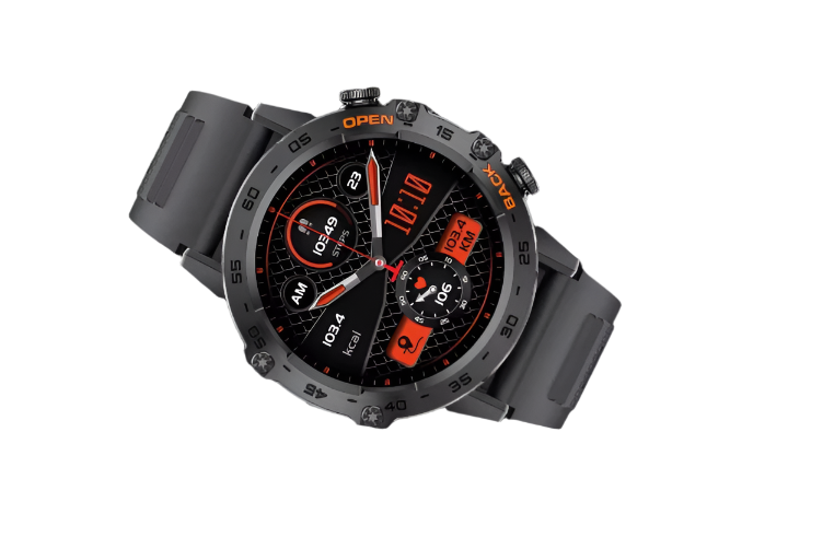 NNEOBA Bluetooth Smart Watch for Men (Black)