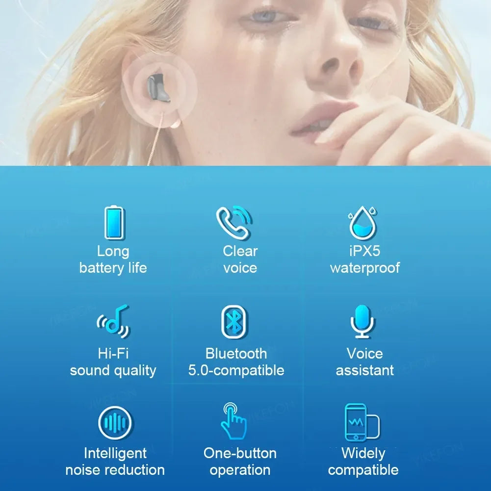 X6 Single-Side Headset Mini Bluetooth Sports Invisible Headset Car Single-Ear In-Ear 5.0 Small Headset