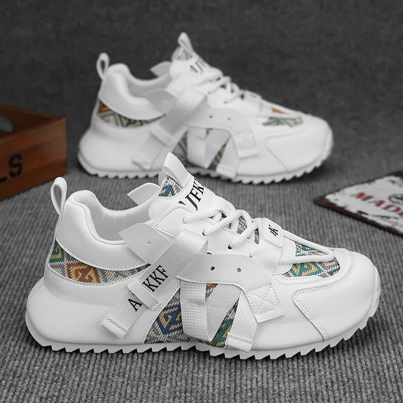 Men Comfortable Wear-resistant Sneakers Fashion Increased Breathable Sport Shoes Original Men Gump Shoes Four Seansons Versatile