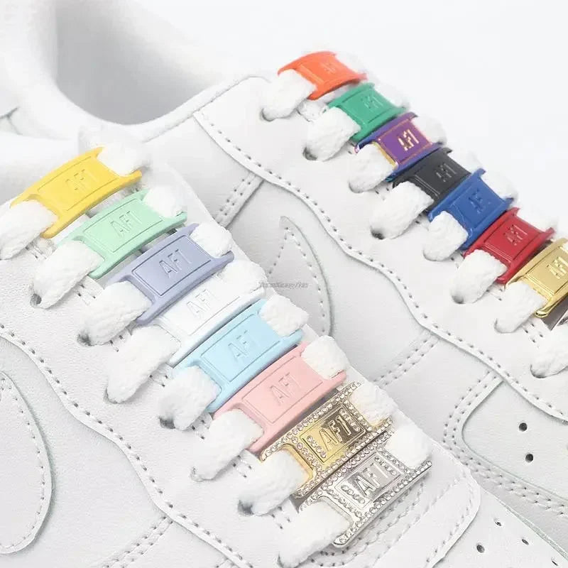 Original AF1 Shoelaces Combination White Flats Laces and Shoe Decoration Suit Sneaker Shoelace Air Force One Shoes Accessories-4