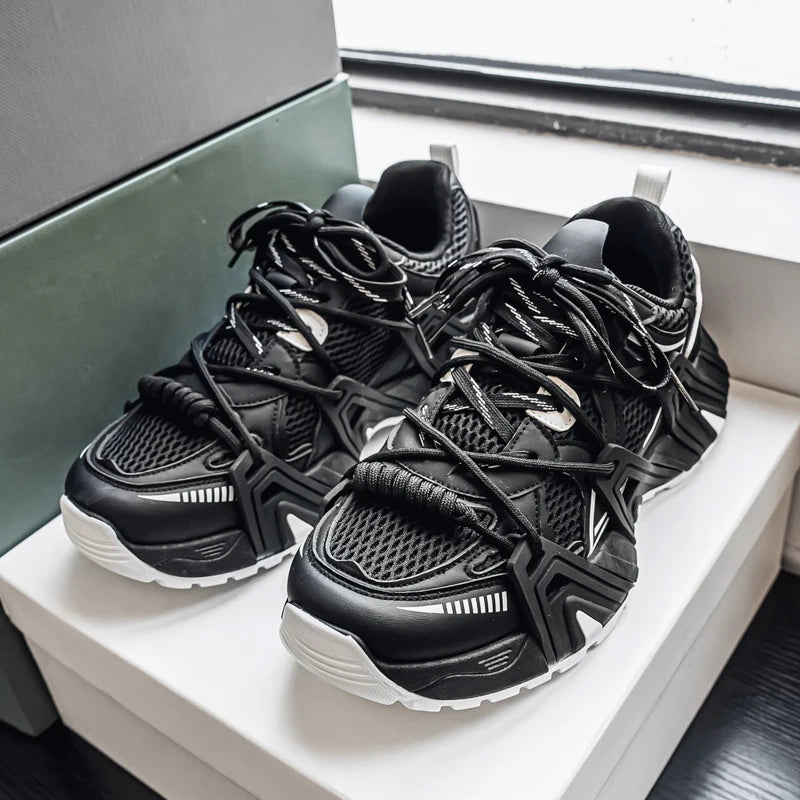 Men's Casual Running Shoes, Male Tennis Sneakers, Luxury Trainer, Race Breathable Shoes, Fashion Loafers