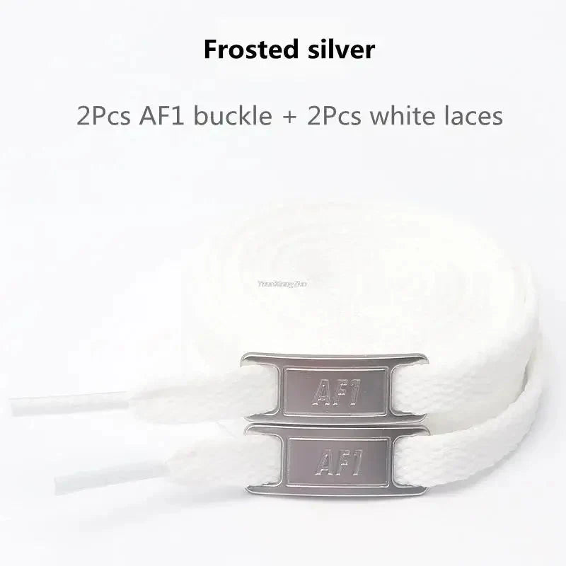 Original AF1 Shoelaces Combination White Flats Laces and Shoe Decoration Suit Sneaker Shoelace Air Force One Shoes Accessories-5
