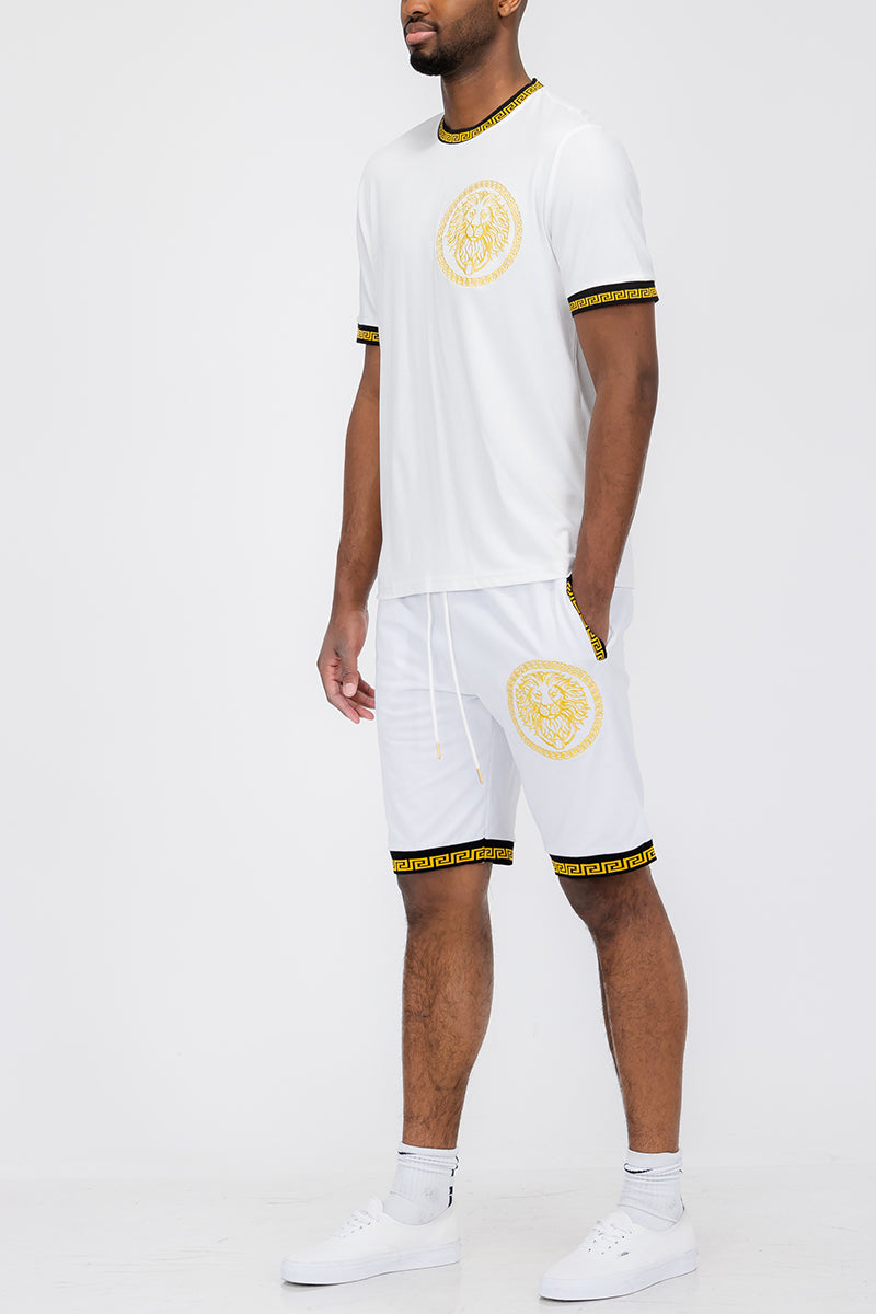 Lion Head Tshirt Short Set-6