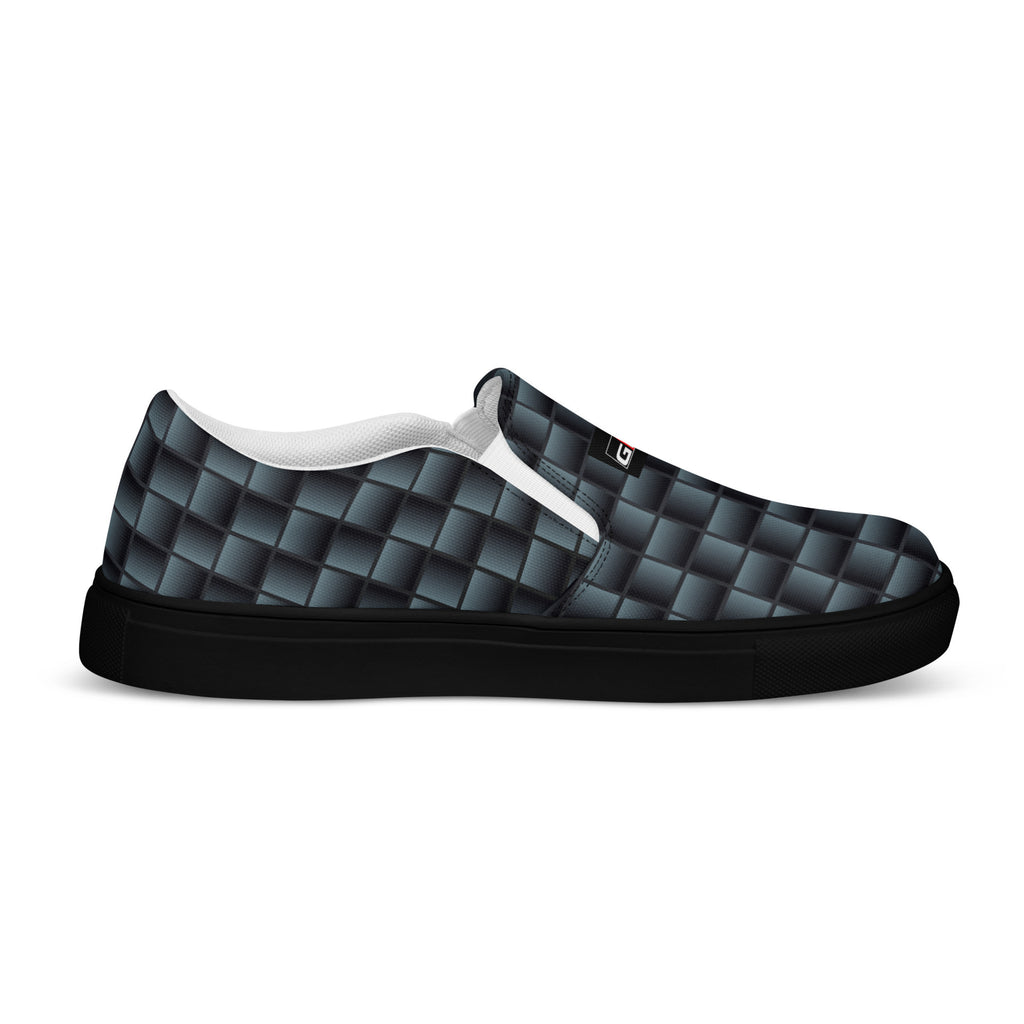Carbon Men's slip-on canvas shoes