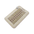 Jade Tourmaline Infrared Heat Mat (White)-0