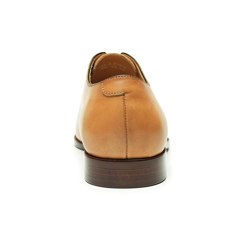 Men’s Calfskin Oxford Cap Toe Lace Up Dress Shoes